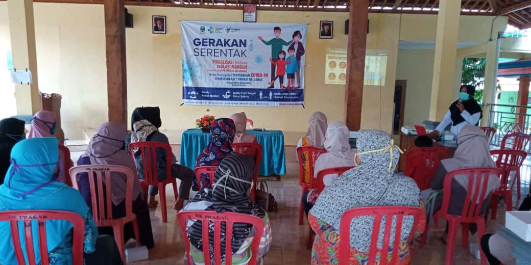 GERAKAN SERENTAK SOSIALISASI TENTANG ISOLASI MANDIRI COVID- 19